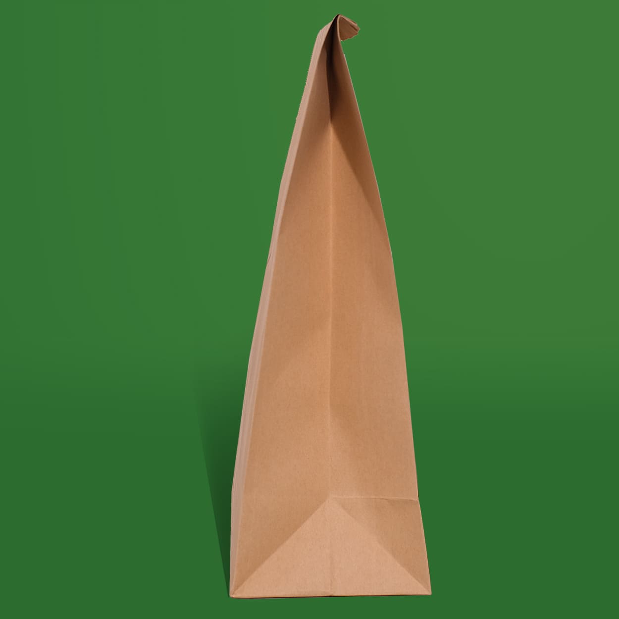 Compostable paper bag in grocery use