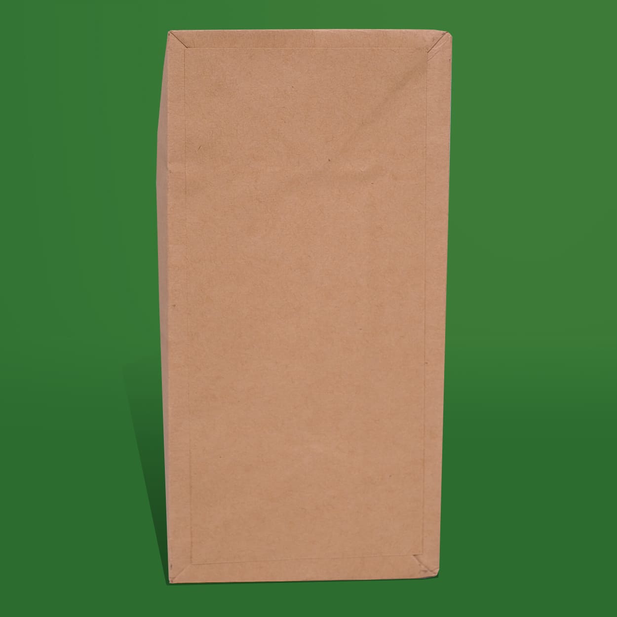 Reinforced waterproof base of compostable paper bag